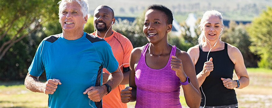 Group of runners who received chiropractic care.